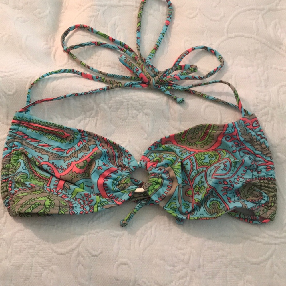 Letarte bikini top worn once